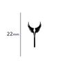 Comet Busters Trendy Black Bindis (BIN1089)(22mm)