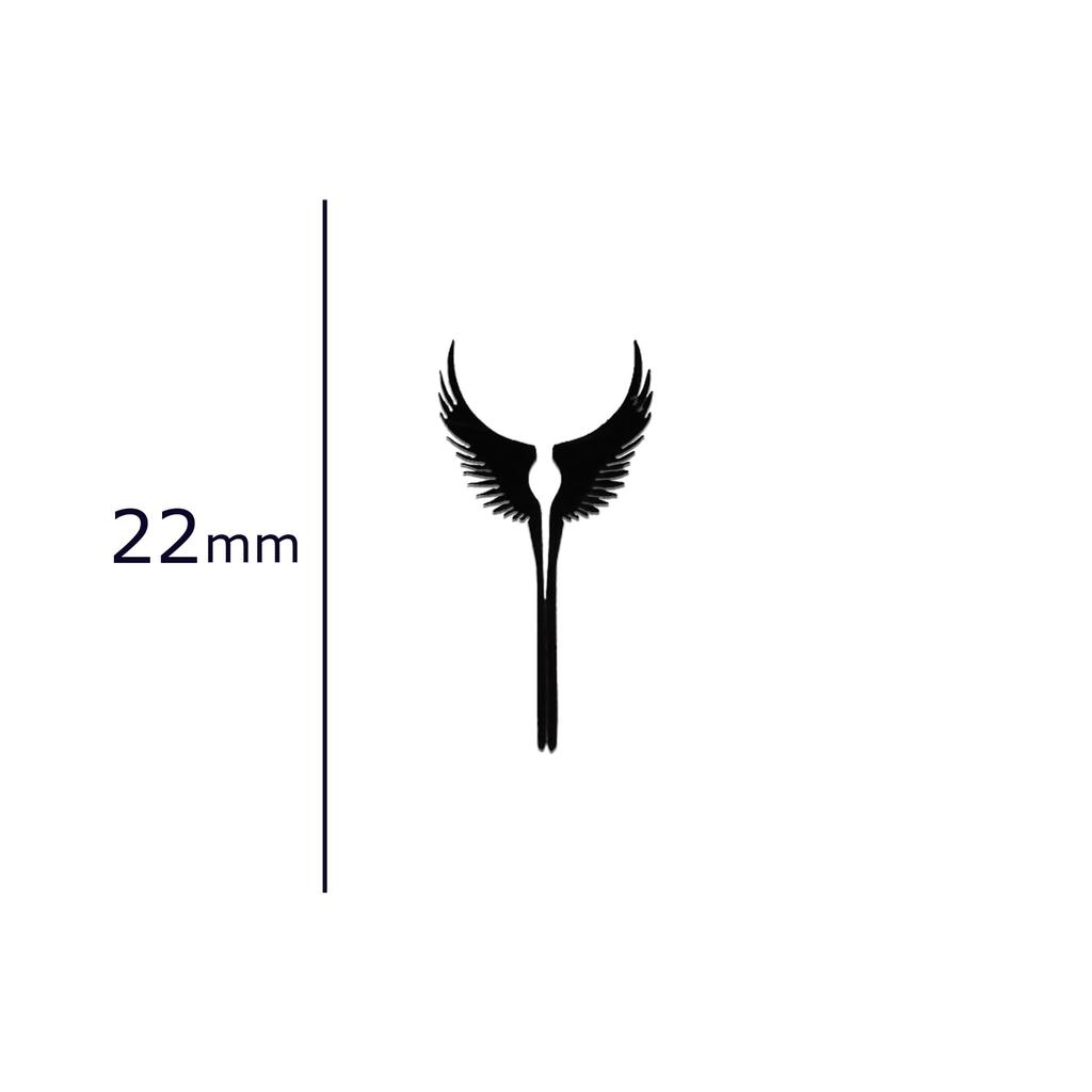 Comet Busters Trendy Black Bindis (BIN1089)(22mm)