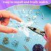 400 Pcs Sun Catchers Making Supplies Kit Hanging Prism Sun Catcher Home Decor DIY Suncatchers for Wedding Garden Christmas Decor