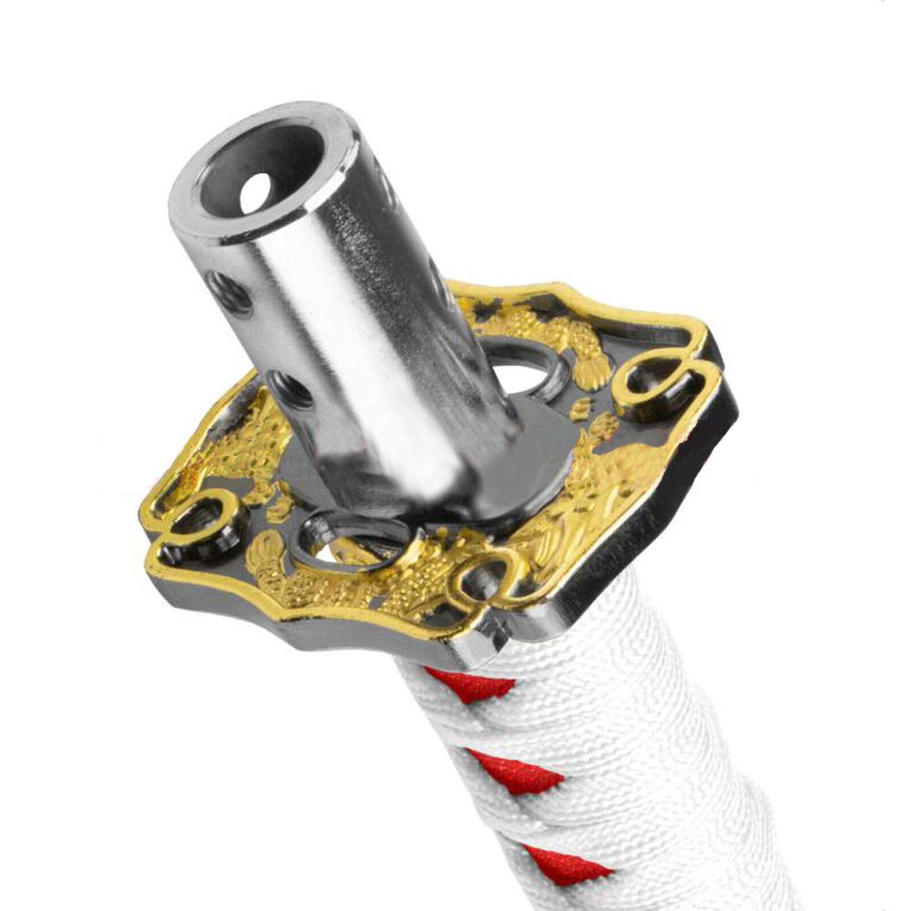 HANSWD Japanese Sword Shift 14mm with 4 Conversion for Kei Customization White Knob, Diameter, M8, M9.5, M10, M12, Adapters, AT/MT Cars, Cars, Trucks,