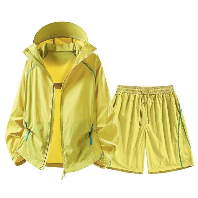 NASA MARVEL Men s Ice Silk Sun Protection Sportswear Set 3XL