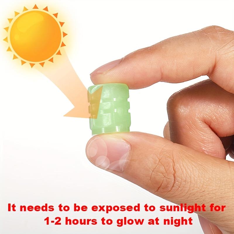 [40pcs Luminous Valve Caps] 40pcs Glow In The Dark Luminous Tire Valve Caps | for Cars, Motorcycles, Bicycles, Fluorescent Car Wheel Decoration