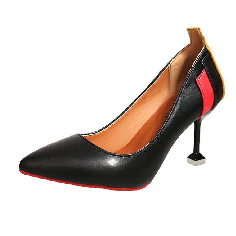 Fashion fashion women pumps spring summer high heels red platform sexy women shoes retro pointed toe office & career women sheos ghj8