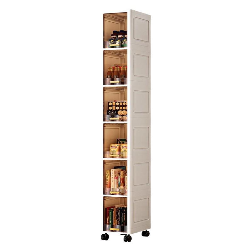Multi-layer Flip-top Storage Cabinet for Kitchen, Bathroom, or Living Room