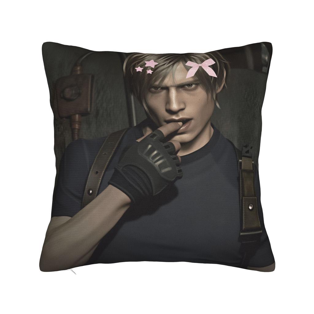 L-Leon Kennedys Pillowcases  Fashion Pillow Case For Sofa Home Decoration Comfy Pillow Cover