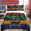3pcs Duvet Cover Set (1*Duvet Cover + 2*Pillowcase, Without Core), Custom Name Harry potter Pattern Bedding Set, Home Bedroom Decor Gift