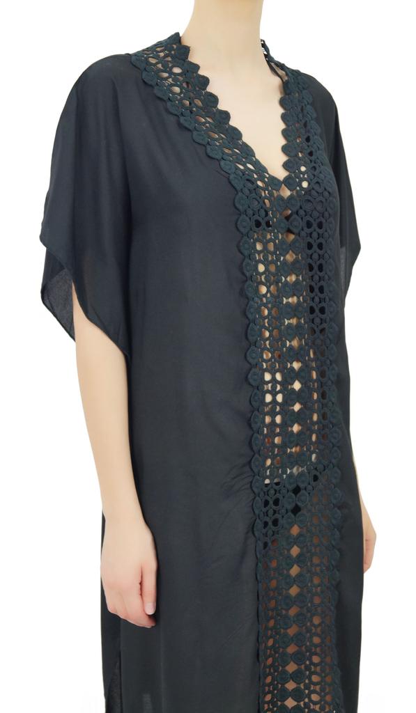 Bimba Women's Bikini Swimwear Cover-Up Summer Beach Tunic Dress Kaftan