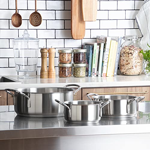 Endo Shoji Kommerzieller Murano Topf (ohne Deckel), 28cm, Induktionsgeeignet, 18-8 Edelstahl, ASTH905