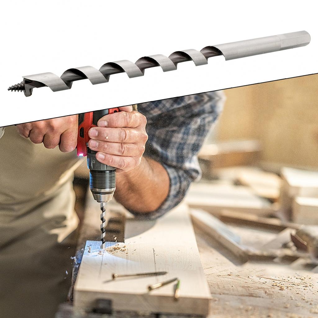 Powerful and Smooth For Wood Drilling 230mm Long Drill Bit for For Woodworking