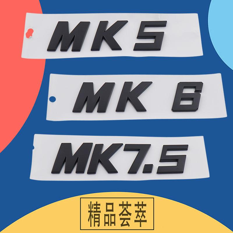 3D Premium MK5 MK6 MK7 MK8 MK7.5 Letters for Germany Deutschland SUV Off Road car Engine Hood Fender trunk Tail Rear Decal Emblem Badge Sticker