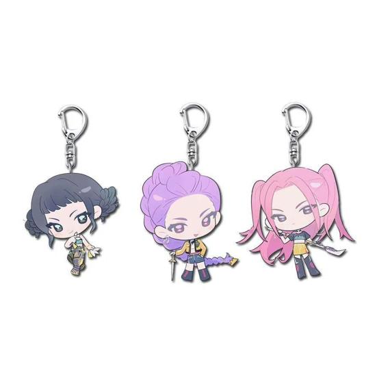 Korean Pop Anime Charm Girl Troupe Pendant Keychain Charm Collectible Cute Backpack Charm for Car Keys Bags Phones Fans Gift