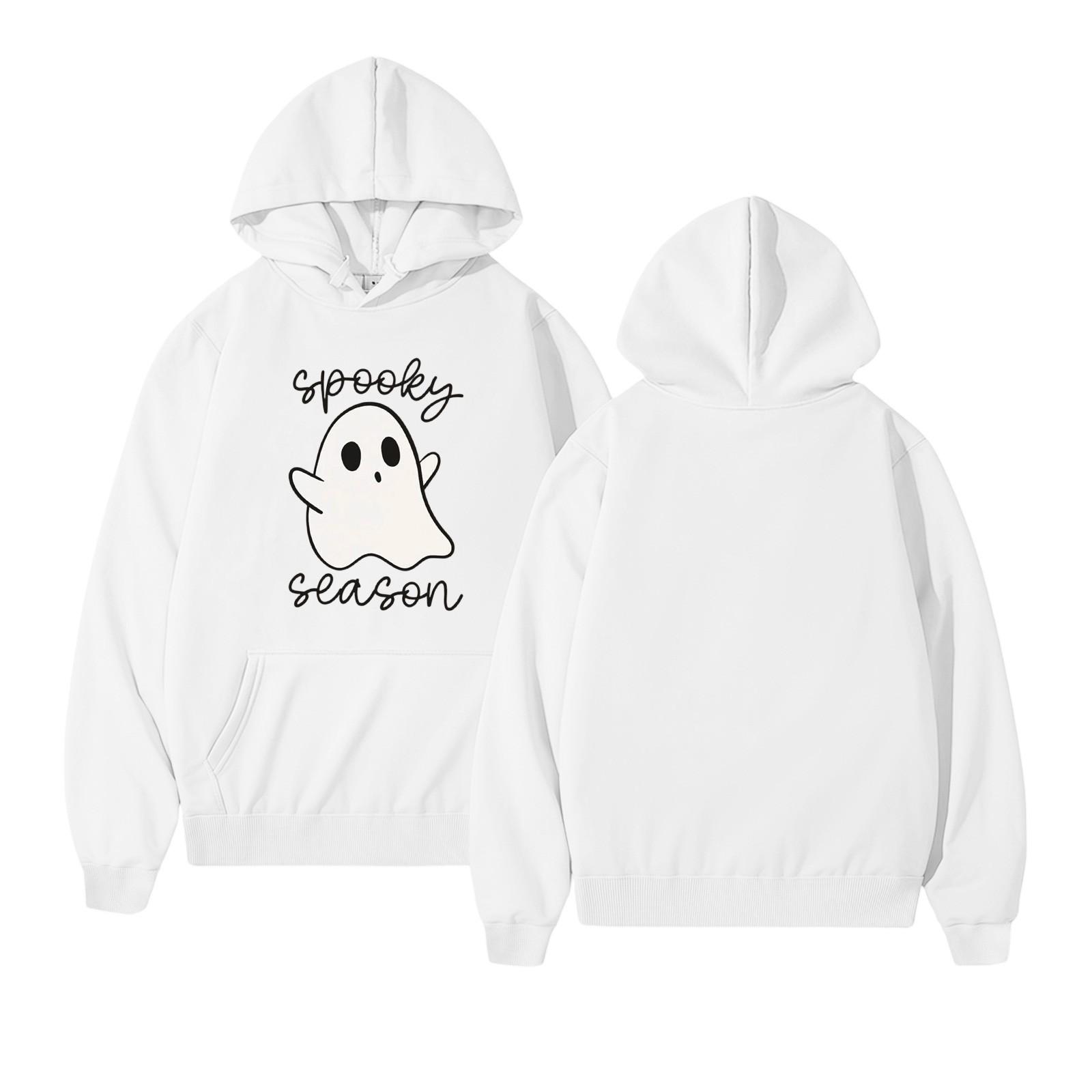 

Женские толстовки, осенняя мода, свитшоты с принтом, повседневная толстовка с длинным рукавом, свободная толстовка, осенняя толстовка L белый