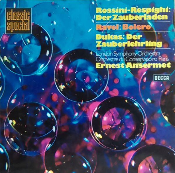 

LP Record GIOACCHINO ROSSINI MAURICE RAVEL Der Zauberladen Bolero Der Zaub 641756 Decca Germany Classical Used