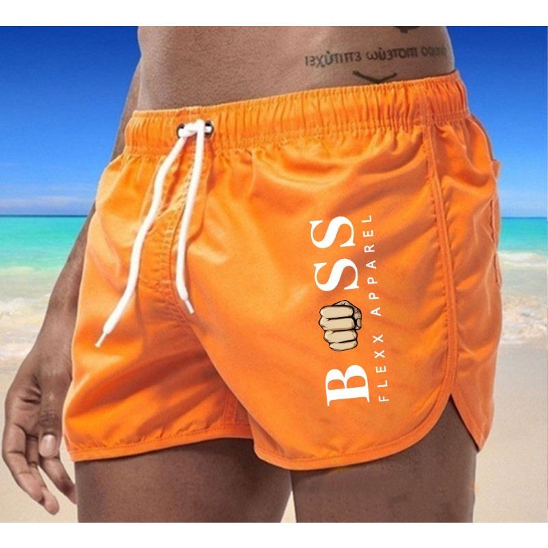 

Мужские модные спортивные пляжные шорты с внутренней сеткой, многоцветные, повседневные, спортивные шорты из трех частей 4XL