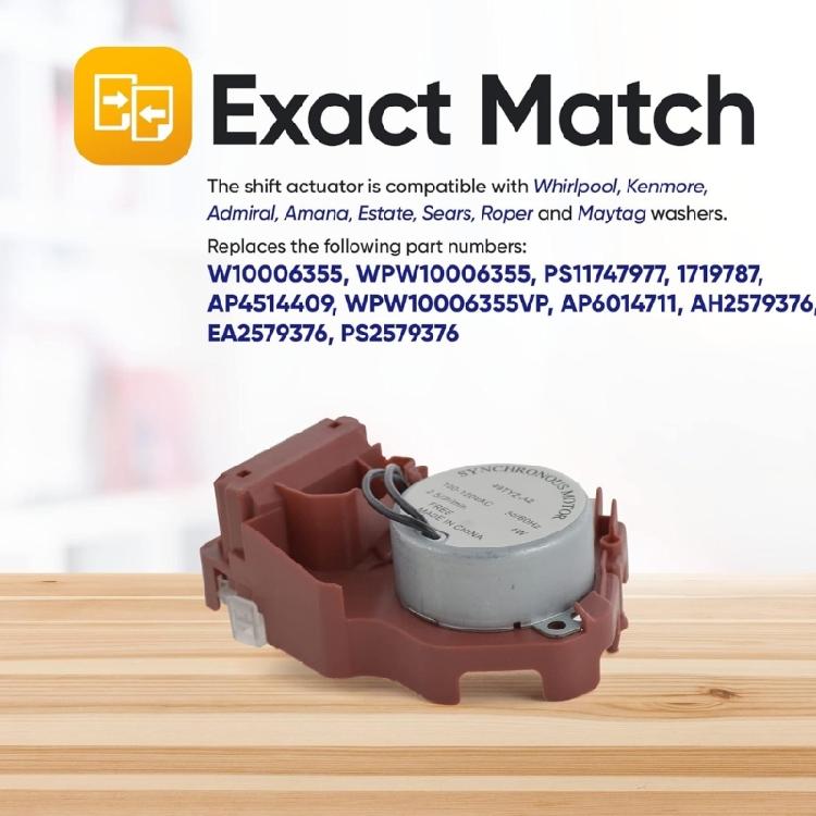 Global Replacement Actuator For Washing Machines Resolves Initiative Failure Denial Turn Concerns Accurate Fit Plan Denial Equipment Required