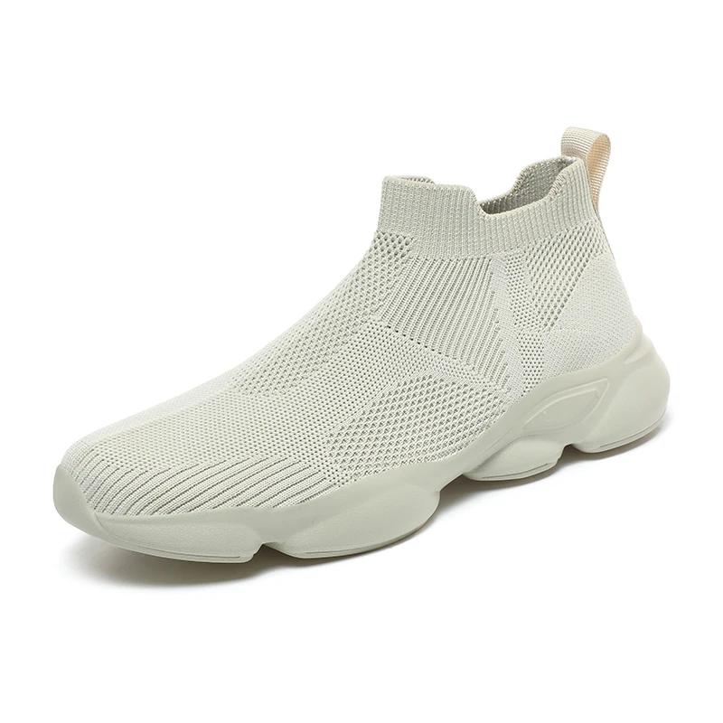 Fashion Men Sock Shoes 2025 Knit Breathable Socks Sneakers Man Plus Size 39 48 Light Slip-On Men Casual Sneaker chaussure hommes