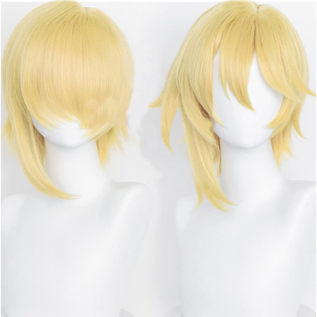 LAOBAO Cosplay Wig - Nito Nazuna - Heat Resistant, Blonde Bob Wig for Costumes, Parties, Halloween, School Festivals, Events (Nito Nazuna)