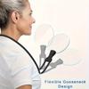 Ultra HD 3X 10X Magnifying Glass Neck Hanging, Multifunctional Handheld Tabletop Magnifier for Seniors, Adjustable Neck Accessory for Reading, Sewing