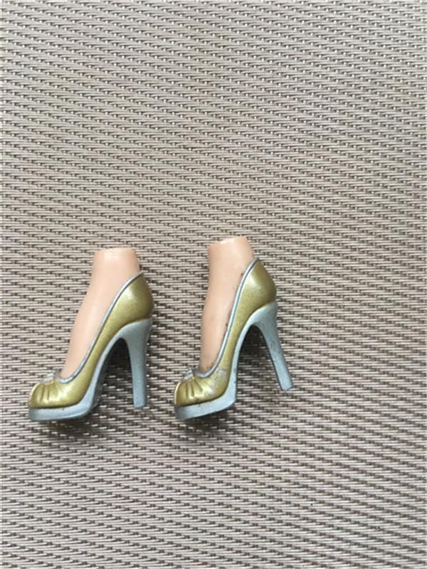 Original Gelenkige Bewegliche Körper Schuhe High Heels Bunte Schuhe Jungen Mädchen Sexy Großer Monat Puppenköpfe DIY Zubehör