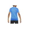 Nike Solid Color Pullover Round Neck T-Shirt Kids Tops Blue BV6741-463