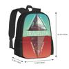 Traveller Teen College Student Backpack Pattern Design Bags Traveller Traveler No Mans Sky Atlas Explore Exploration Survive