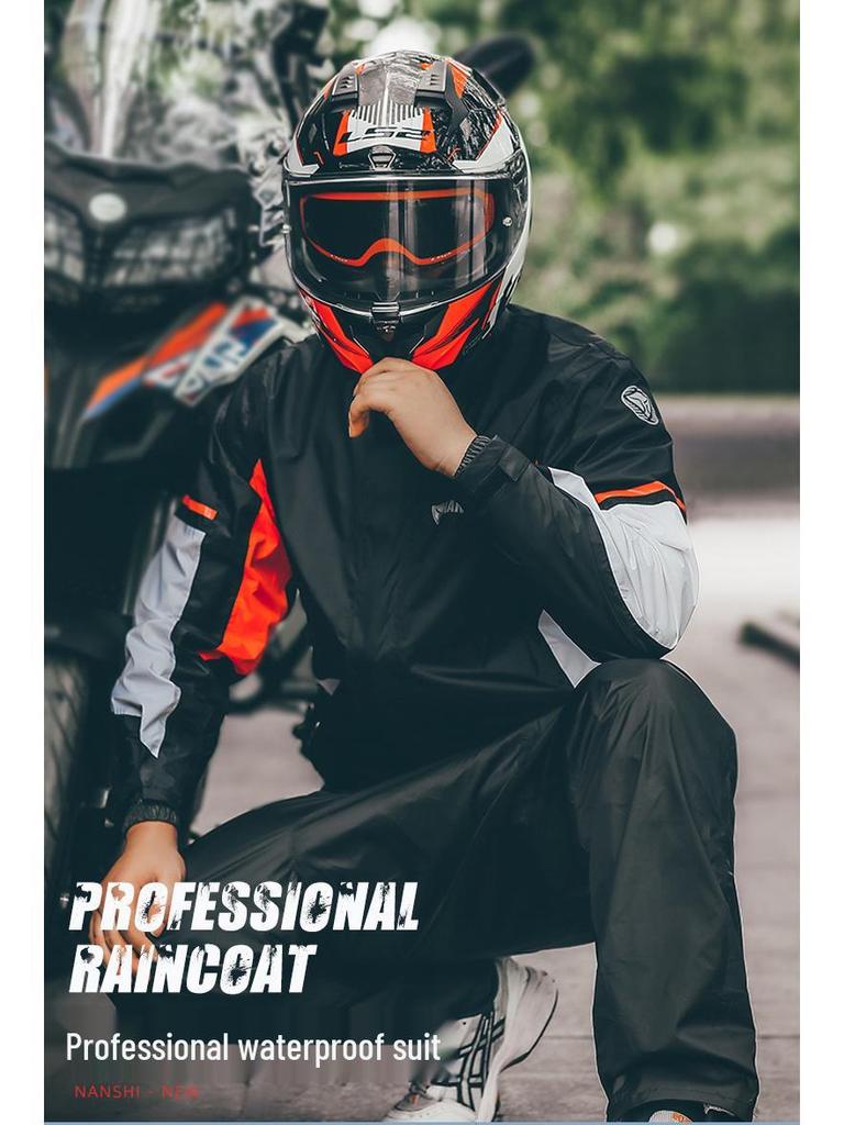 Blue Lion Stormproof Motorcycle Rain Suit: Waterproof Riding Jacket & Pants Set