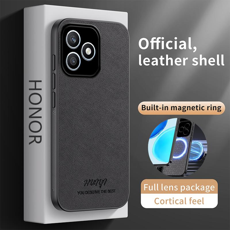 For Honor X8D Case Luxury Leather Matte Magnetic Litchi Cover For Honor X8D Shockproof Bumper Funda.