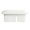 Multifunctional Paint Box Rectangular Blue Palette 3-in-1 Brush Washer Brush Bucket  Oil Painting