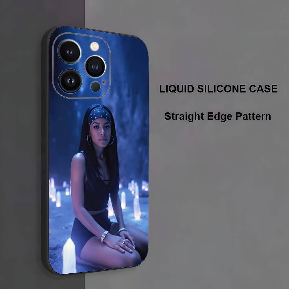 

Hip Hop Music A-Aaliyah Phone Case For iPhone 17,16,15,14,13,12,11 ,Pro Max,XS,X,XR,SE,Mini,8,7,Soft Silicone Black Cover iPhone14ProMax