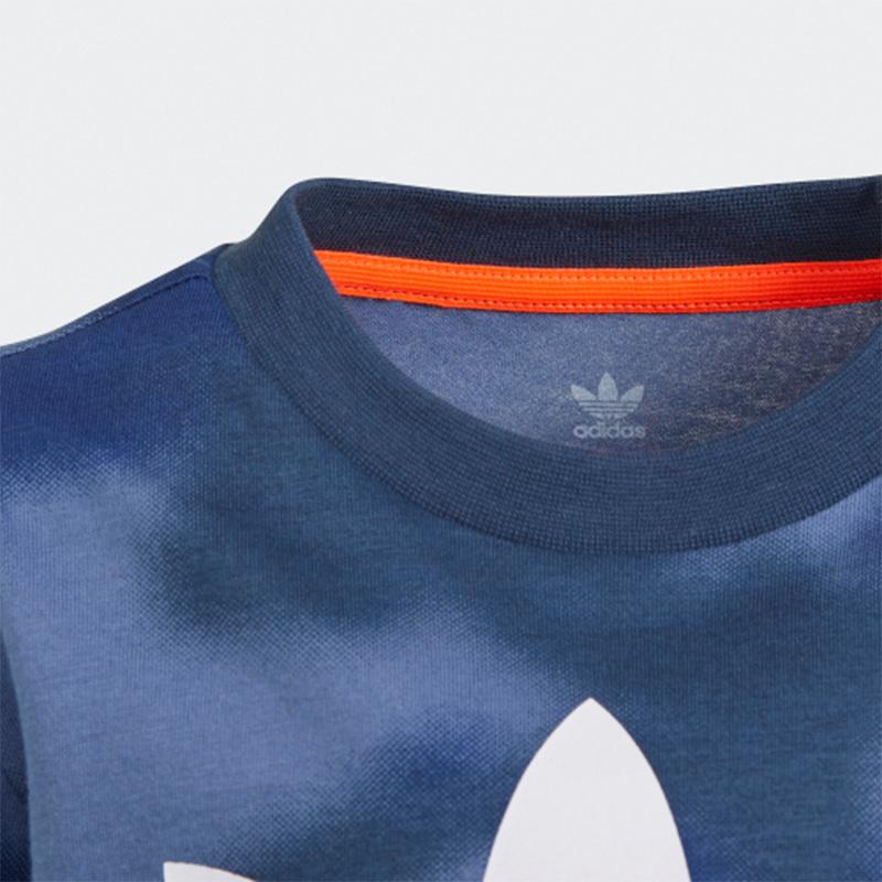 Adidas Originals T Shirt Blue Children Aged 3 7 Years Old GN4119