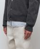 Musinsa Standard Round Neck Crop Cardigan [Medium Gray]