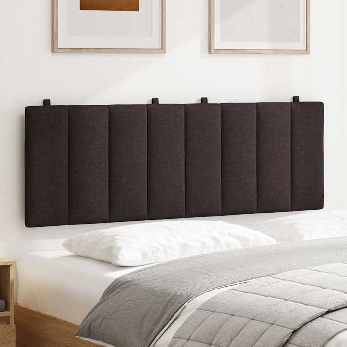 VidaXL Headboard Cushion Dark Brown 140 Cm Fabric 4019166