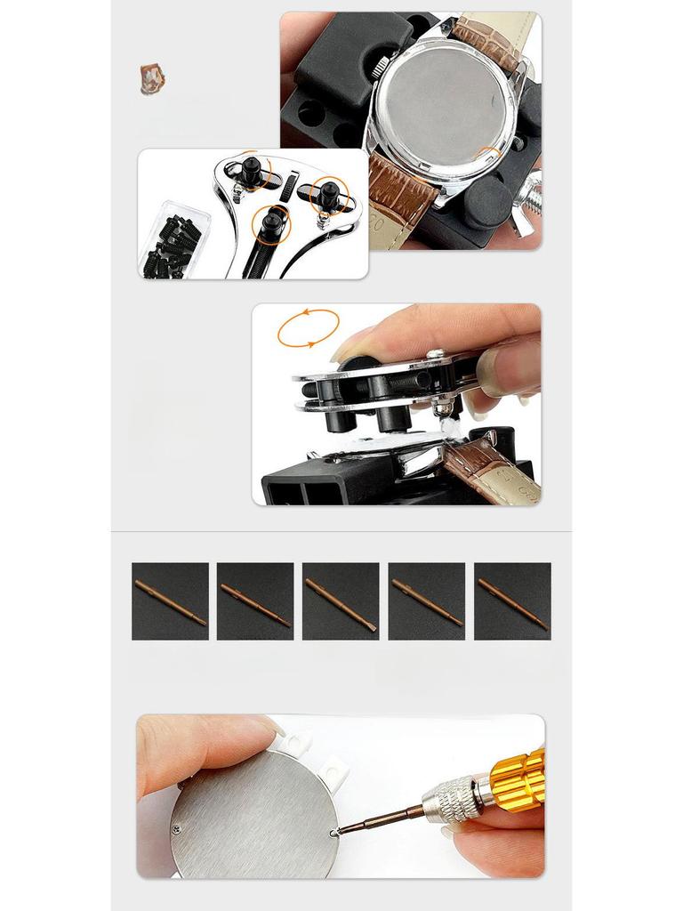 Набор инструментов для ремонта часов из 149 предметов: Набор для разборки и замены батареи