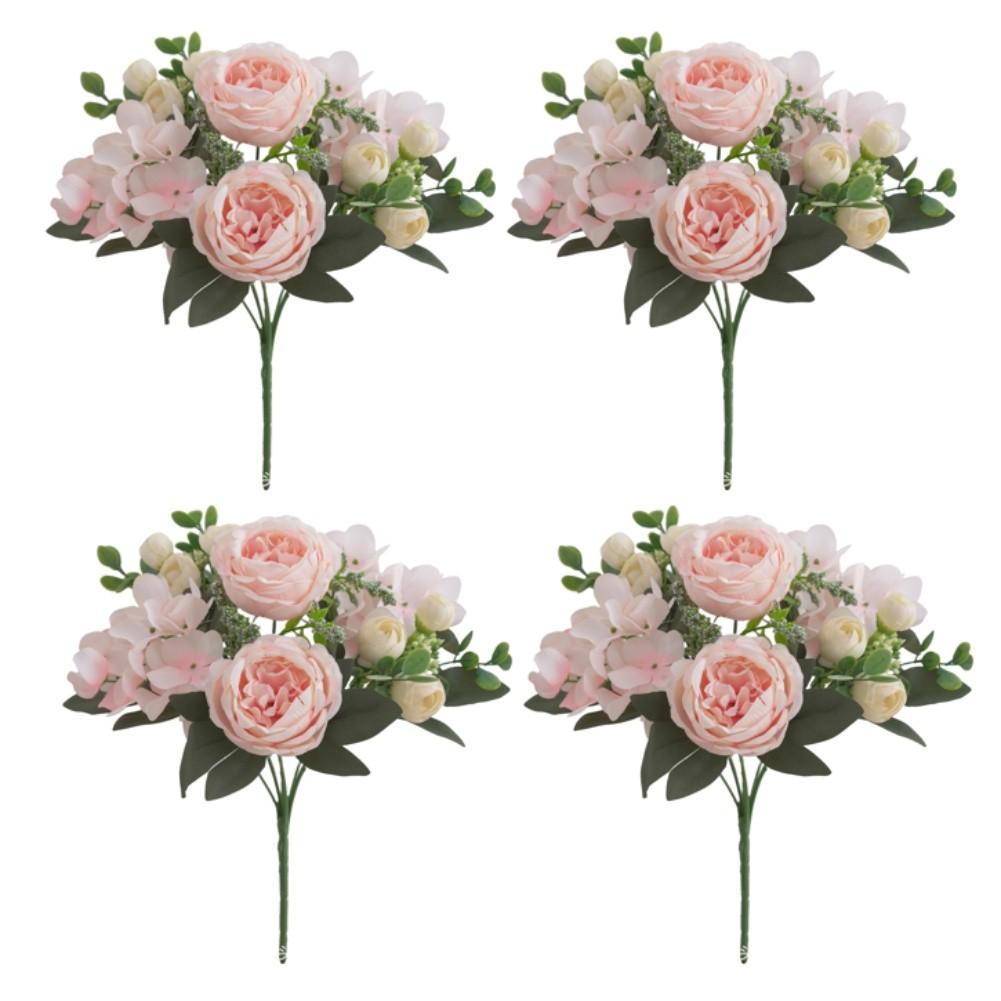 Weddings Birthday Parties Artificial Peonies Silk Roses Artificial Flowers For Home Decor Artificial Plant Blue Silk Flowers светло-желтого