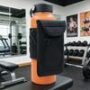 Strong Magnetic Fitness Water Bottle & Storage Crossbody Bag - Large Capacity for Gym Essentials