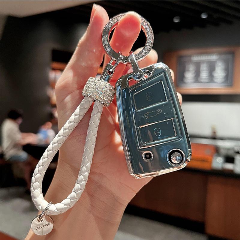 Volkswagen Key Case for Lavida, Sagitar, Tayron X, Golf, Lamando, Passat, Magotan, Tiguan L