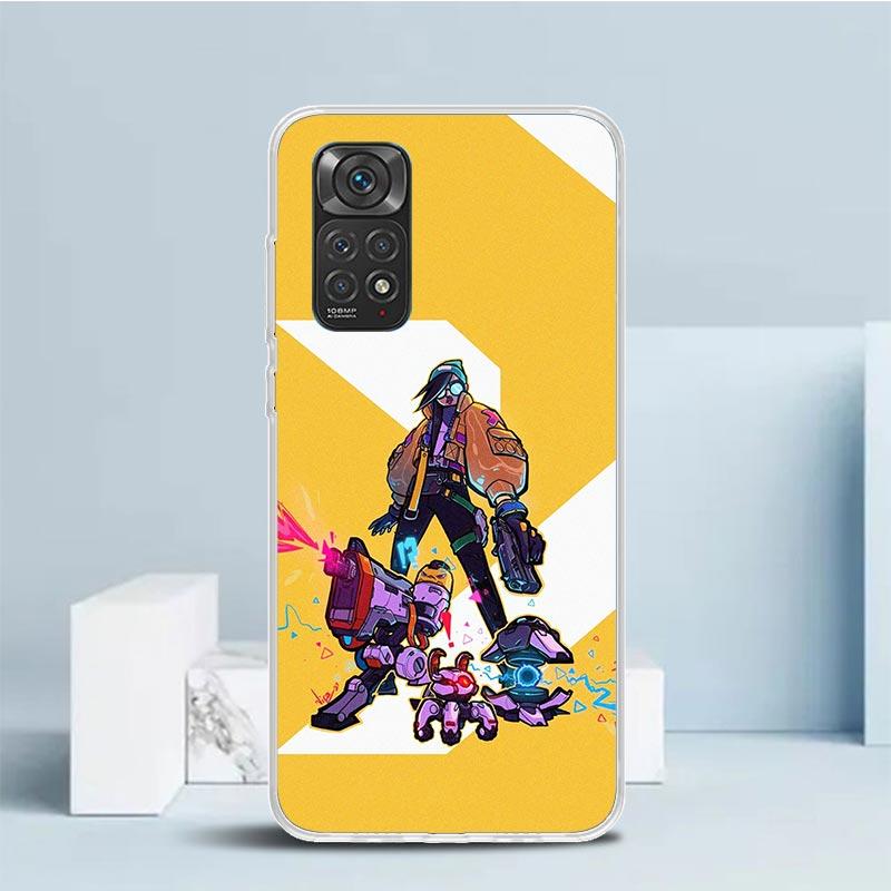 Valorant Killjoy Phone Case For Xiaomi Redmi Note 15 14 14S 13 12S 12 Pro Plus 11S 11 11T 11E 10S 10 + Soft TPU Back Cover Redmi