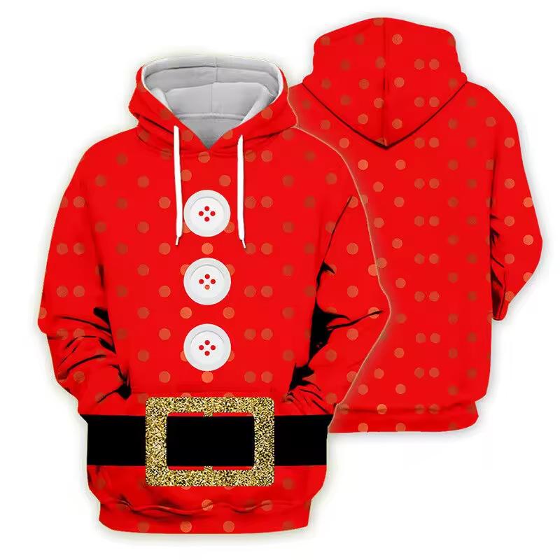 

Christmas Snowman Men s Hooded Sweatshirt Casual Comfortable Fashionable Long Sleeved Hoodie 6XL