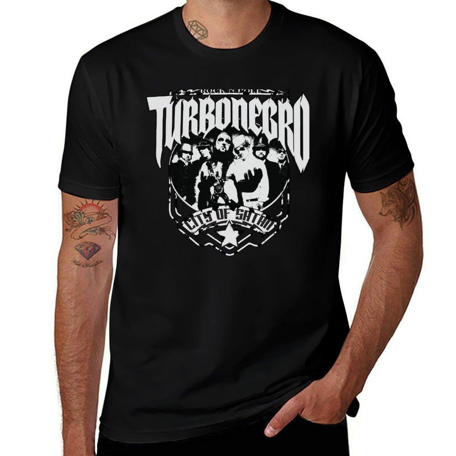 

Turbonegro rnr t-shirts T-Shirt hippie clothes affliction shirts gifts for boyfriend heavyweight t shirts for men 4XL