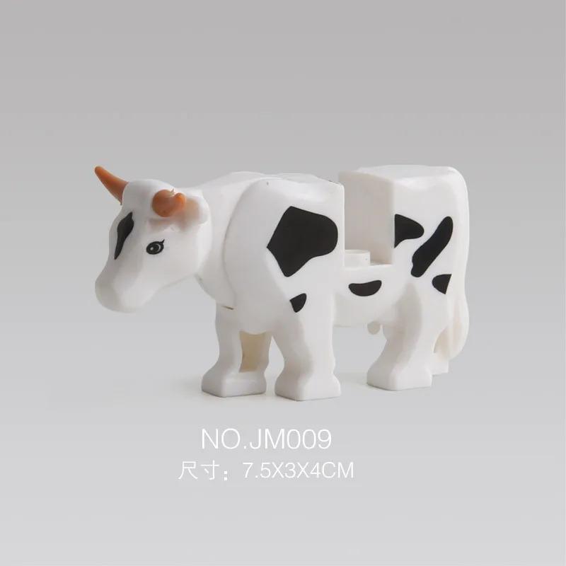 

MOC Животные Строительные блоки для детей Акула Кит Олень Тигр Панда Модель Конструкторы DIY Игрушки Совместимые классические кирпичи Детские игрушки