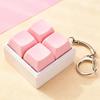 Mini 4 Keys Mechanical Keyboard Fidget Keychain Satisfying Click Sound Unique Gift for Keyboard Enthusiasts Friends