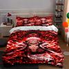Fiery Character Design. Bedding Duvet Cover Sets Duvet Covers Pillowcases Gifts (1 * Duvet Cover 2 * Pillowcases, Without Duvet Insert)