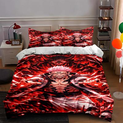 Fiery Character Design. Bedding Duvet Cover Sets Duvet Covers Pillowcases Gifts (1 * Duvet Cover 2 * Pillowcases, Without Duvet Insert)