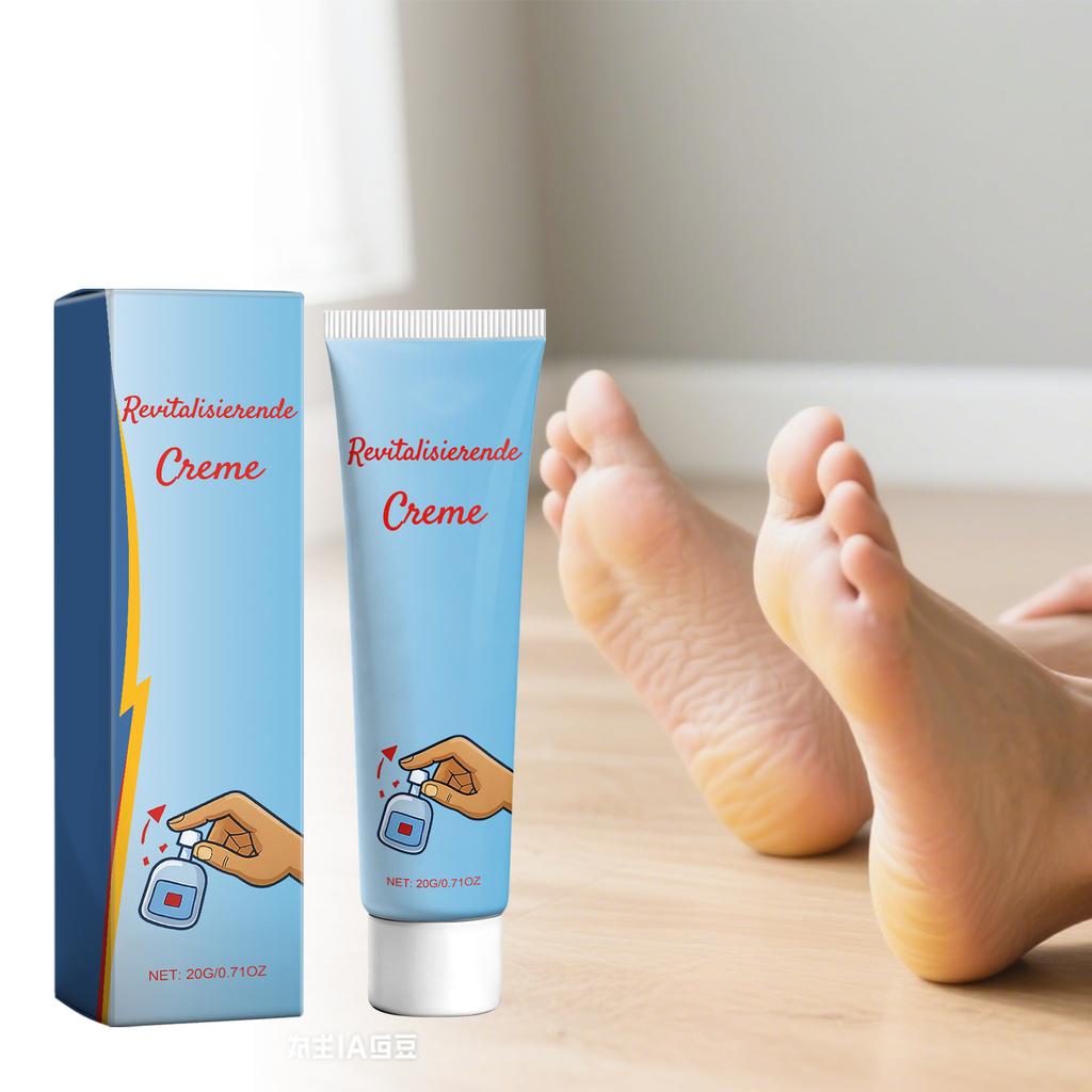 Creme Natural para Fascite Plantar, Creme para Cuidados com os Pés e Creme para Alívio da Dor nos Pés Desconforto nos Pés e Articulações, 20g
