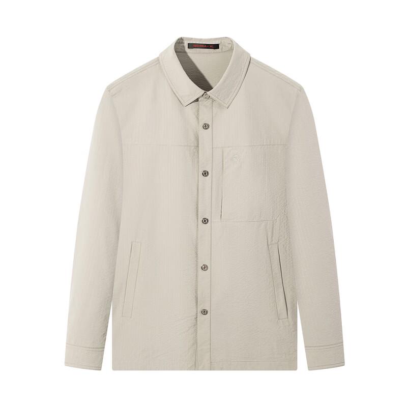 Seven Brand Men's Mid-length Lapel Dark Texture Casual Jacket