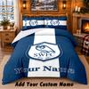 Sheffield Wednesday FC Pattern Bedding 3Pcs Set Custom Name, Bed Sheet And Pillowcases For Home Bedroom