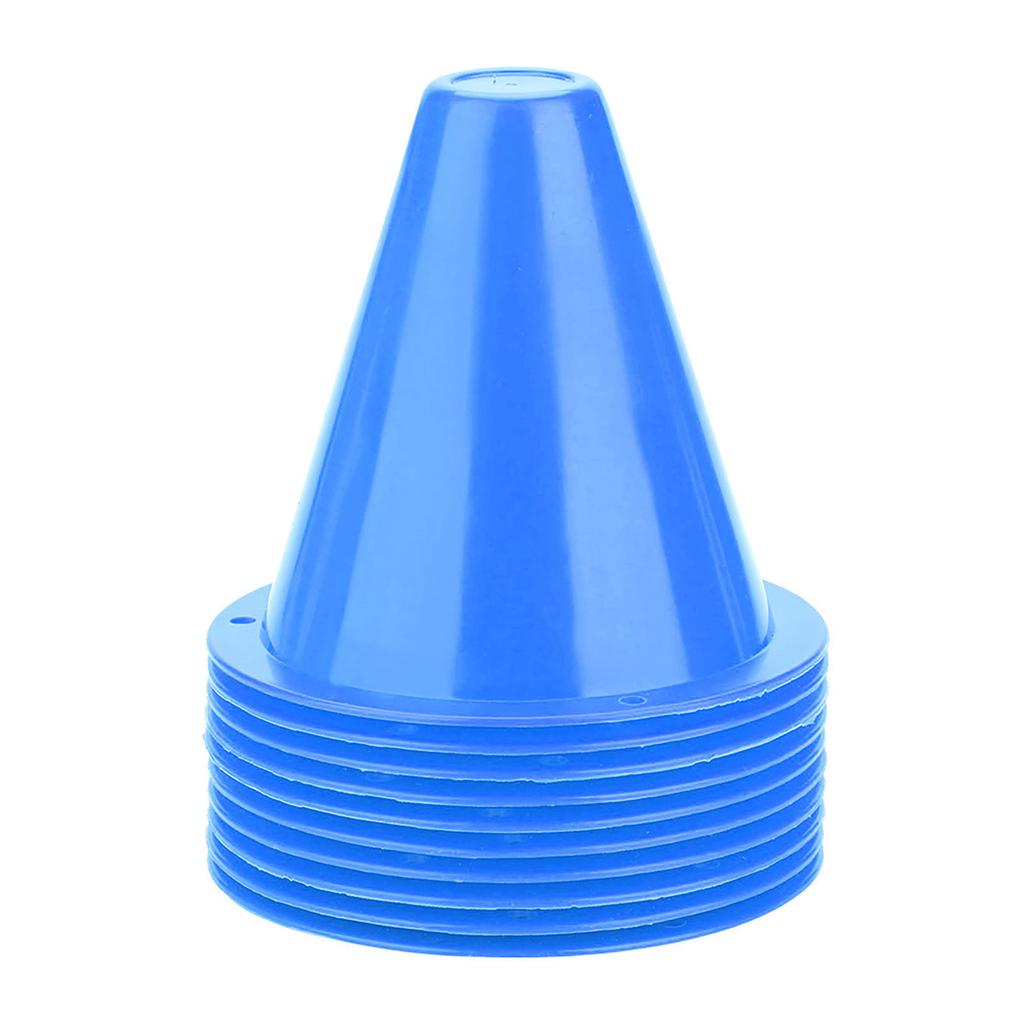 10pcs Soccer Training Cone Football Barriers Plastic Marker Holder Accessory