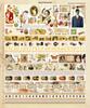 AGUGU Story Collection Gold Foil Retro Journal Washi Tape & DIY Decorative Stickers Set
