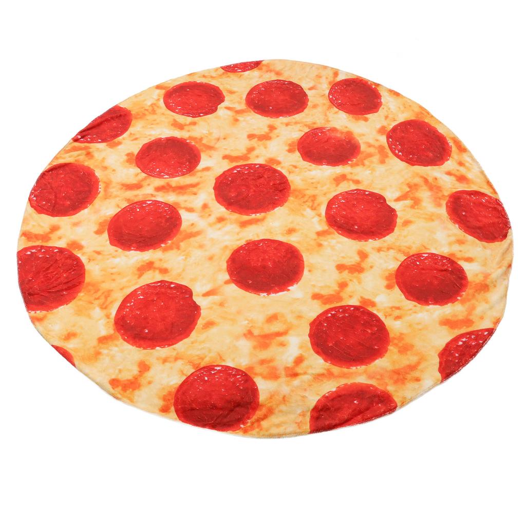 Pizza Blanket for Adults and Kids Soft Flannel Throw Blanket Comfortable Vivid Funny Food Throw for