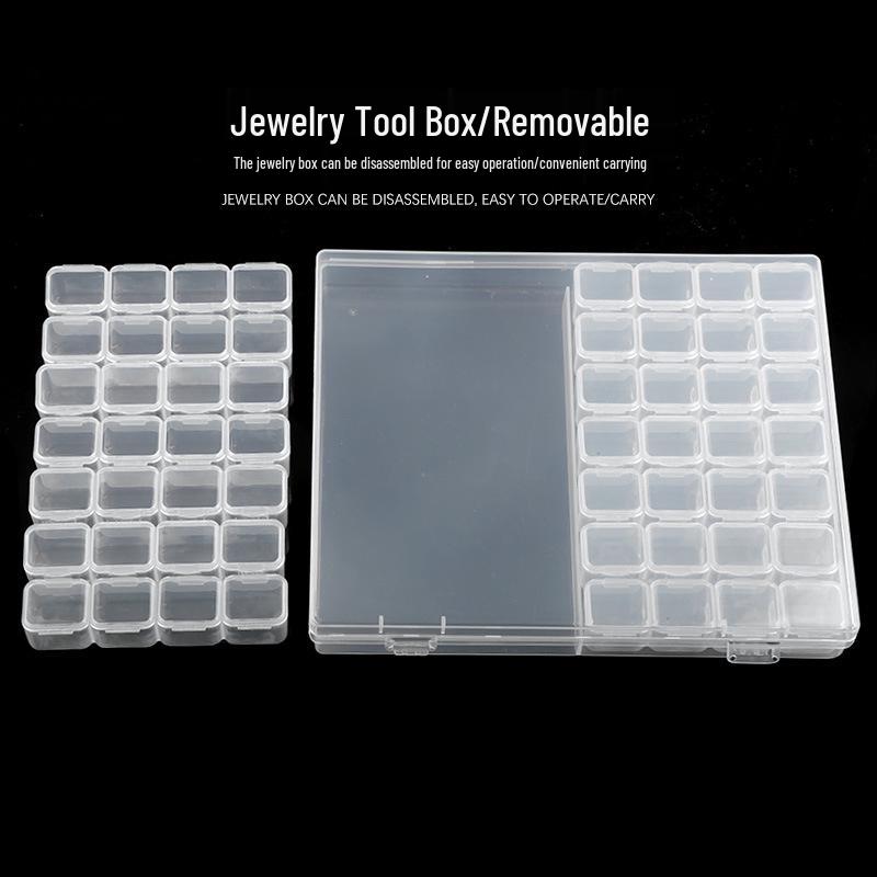 Nail Art & Jewelry Detachable Storage Box with 56 Grids